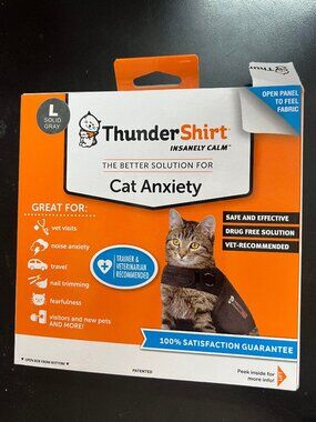 Thundershirt for Cats Large L Thunder shirt